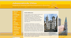 Desktop Screenshot of johannis-kirche-zittau.de