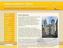 Tablet Screenshot of johannis-kirche-zittau.de